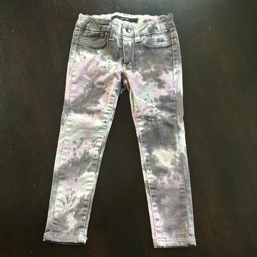 Joe's Jeans Kids Tie-Dye Jeans - Gray and Pink
